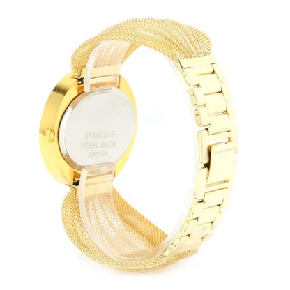 RELOJ MARIPOSA DORADO